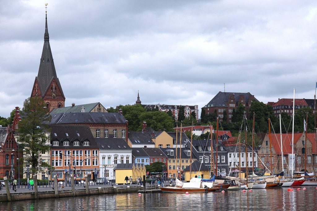 Der Hafen von Flensburg.