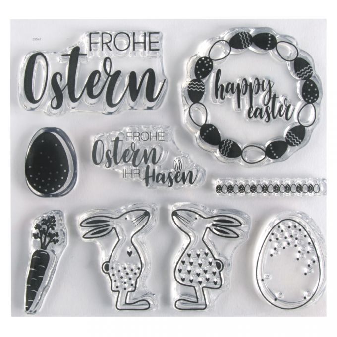 Clear Stamps mit Ostermotiven
